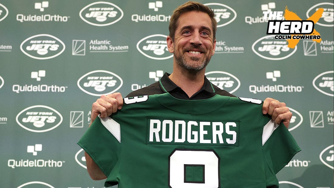 Aaron Rodgers & Jets over or under 9.5 wins in 2023? | THE HERD